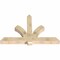 Ekena Millwork Redmond Rough Sawn Timber Gable Bracket, Douglas Fir, 72"W x 48"H x 6"D x 6"F, 16/12 Pitch GBW072X48X0606RED00RDF - alternate 5